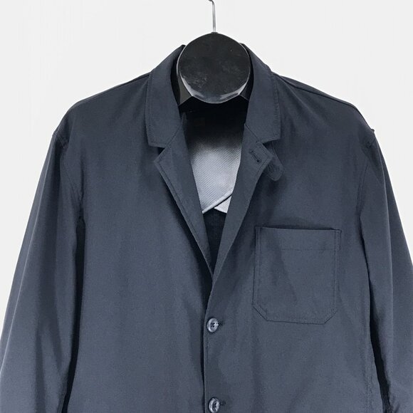 Eddie Bauer Travex Voyager Travel Blazer Men's Size 46 Black Outdoor Business - Picture 2 of 11